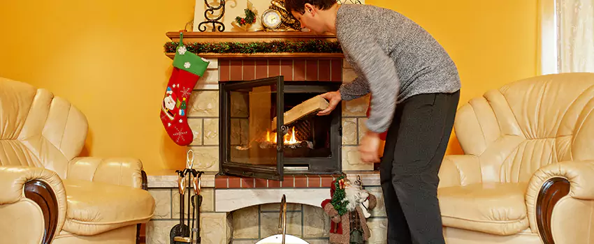 Gas to Wood-Burning Fireplace Conversion Services in Lochearn, Maryland