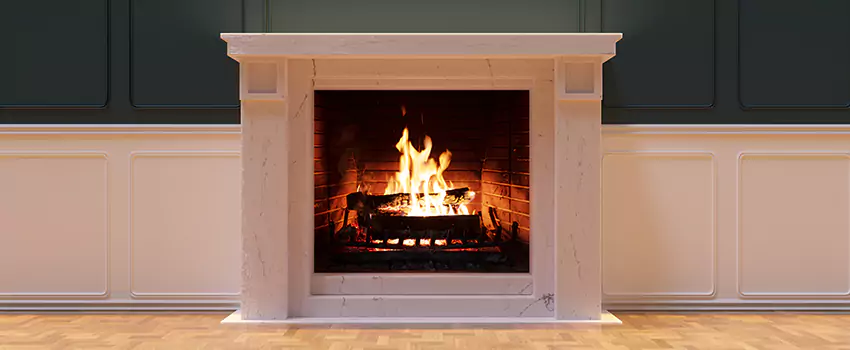 Open Flame Wood-Burning Fireplace Installation Services in Lochearn, Maryland