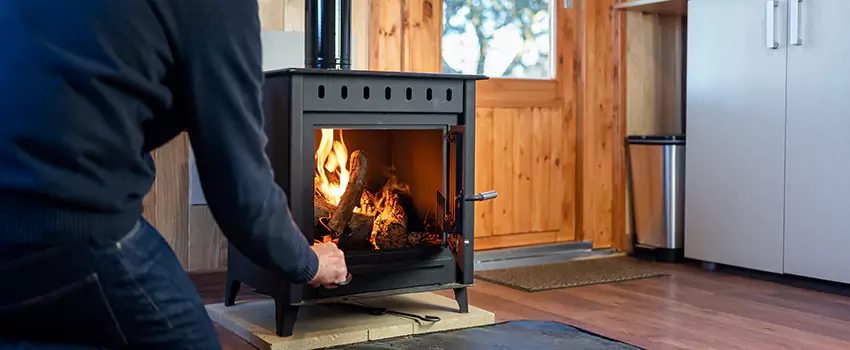 Open Hearth Wood Fireplace Installation in Lochearn, MD