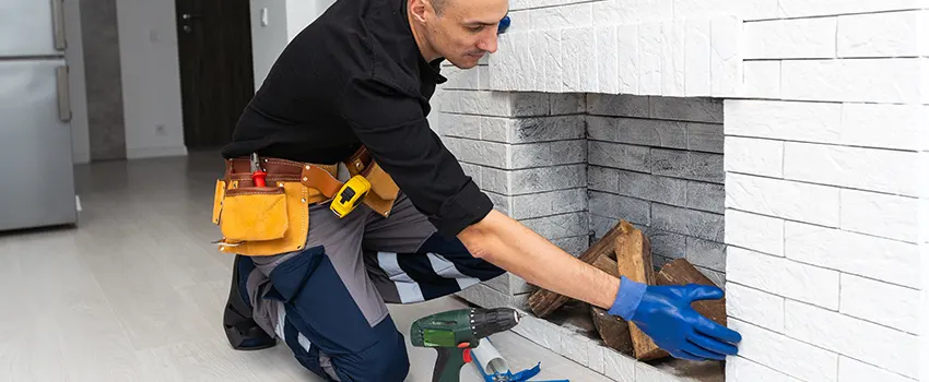 Fireplace Damaged Damper Frame Repair Services in Lochearn, Maryland