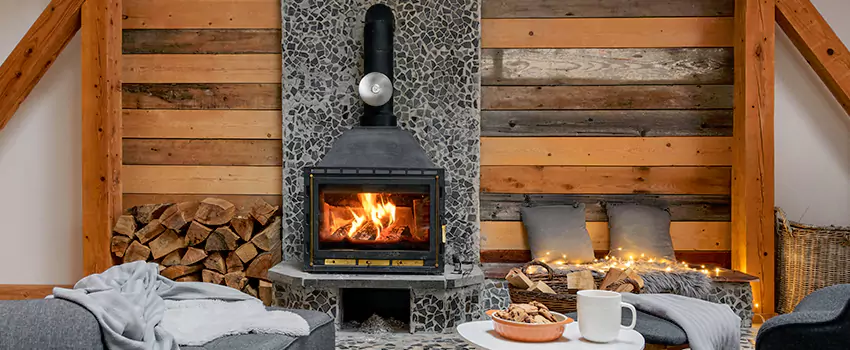 Thelin Hearth Products Direct Vent Gas Stove Fireplace Inspection in Lochearn, Maryland